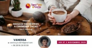 massage tantrique et cérémonie du cacao Vanessa Prudent